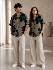 Black Dots Unisex Full Pant Co-ords - XPCRDF