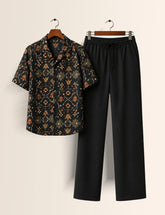 Black Illusion Unisex Full Pant Co-ords - XPCRDF