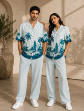 Blue Beach Unisex Full Pant Co-ords - XPCRDF