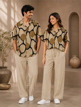Cream Patch Unisex Full Pant Co-ords - XPCRDF