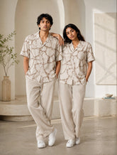 Cream Wall Unisex Full Pant Co-ords - XPCRDF