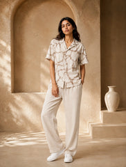 Cream Wall Unisex Full Pant Co-ords - XPCRDF
