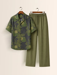 Green Coconut Unisex Half Sleeve Full Pant Cords - XPCRDF