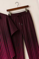 Maroon Lining Mens Full Pant Co-ords - XPCRDF