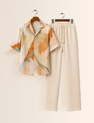 Orange Patch Unisex Full Pant Co-ords - XPCRDF