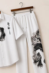 Paint Dissolve Mens Full Pant Co-ords - XPCRDF