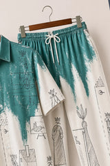 Pencil Drawing Grn Mens Full Pant Co-ords - XPCRDF
