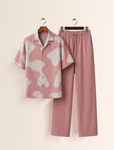 Pink Patches Unisex Half Sleeve Full Pant Cords - XPCRDF