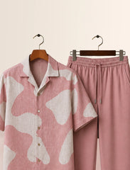Pink Patches Unisex Half Sleeve Full Pant Cords - XPCRDF