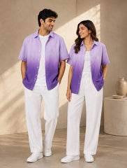 Purple Shady Unisex Full Pant Co-ords - XPCRDF
