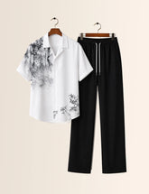 White Design Unisex Full Pant Co-ords - XPCRDF