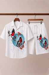 Red Bullfinch Half Pants Cords - XPCRDH