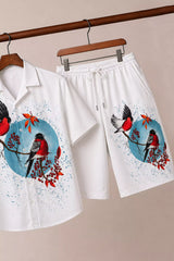 Red Bullfinch Half Pants Cords - XPCRDH