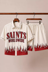 White Saints Half Pants Cords - XPCRDH