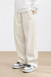 White Color Mens Corduroy Cotton Pants Casual and Regular Fit Full size - XPPT