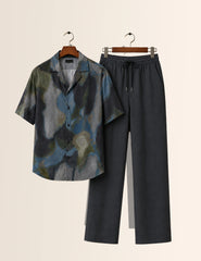 Black Design Unisex Full Pant Co-ords - XPCRDF