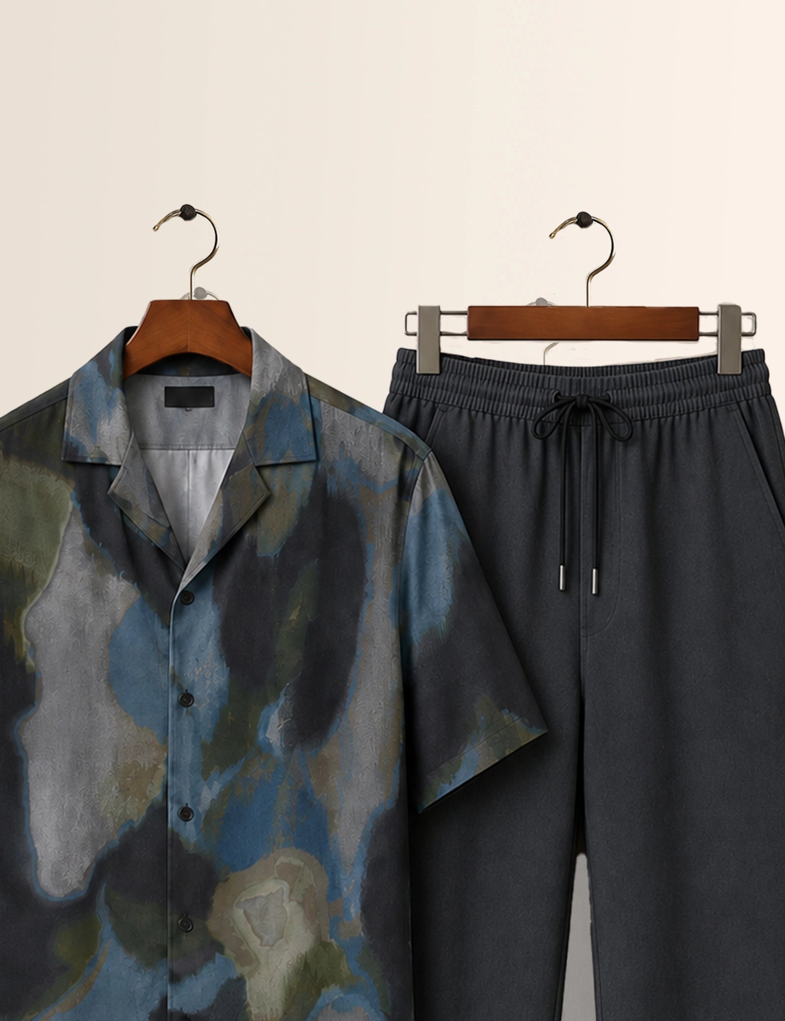 Black Design Unisex Full Pant Co-ords - XPCRDF