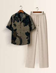 Black Dots Unisex Full Pant Co-ords - XPCRDF