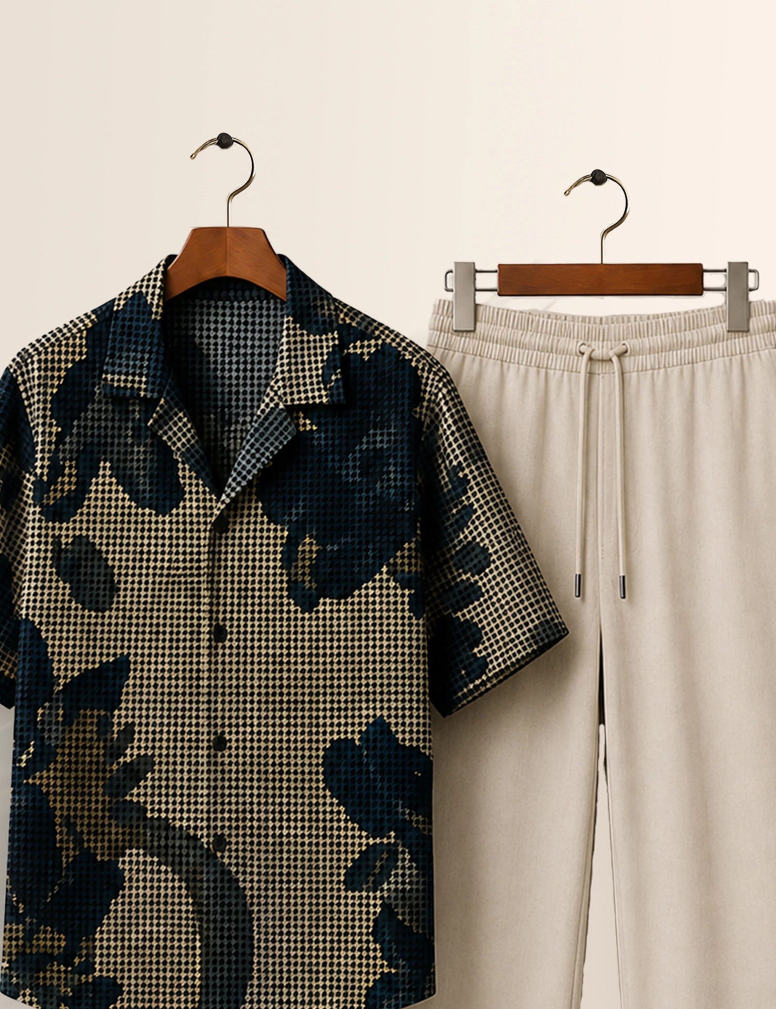 Black Dots Unisex Full Pant Co-ords - XPCRDF
