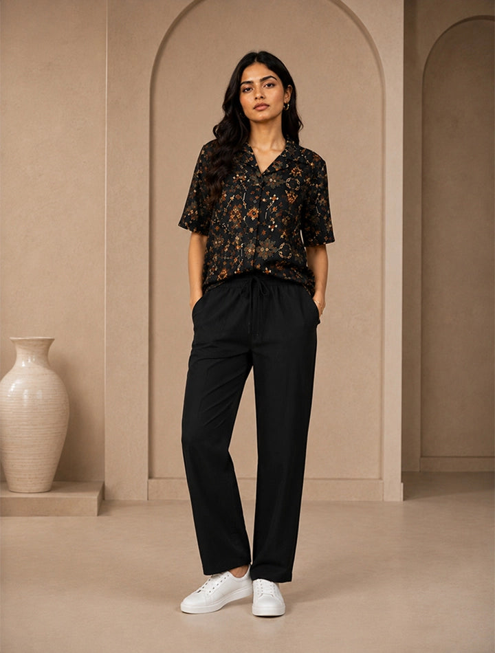 Black Illusion Unisex Full Pant Co-ords - XPCRDF