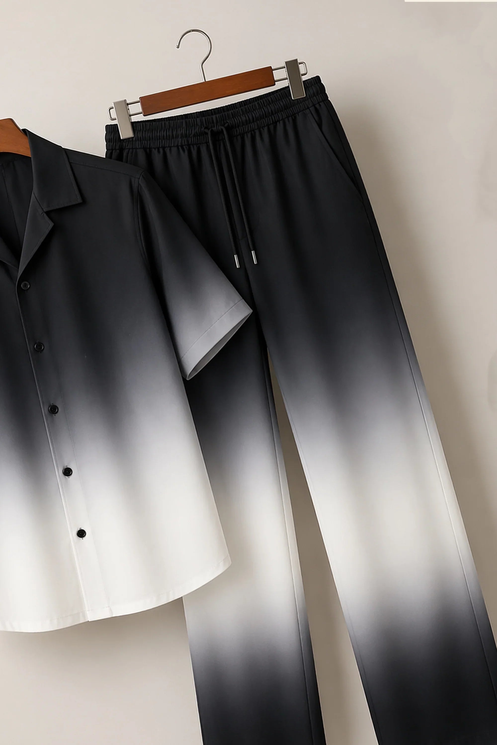 Black Shading Mens Full Pant Co-ords - XPCRDF