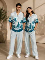 Blue Beach Unisex Full Pant Co-ords - XPCRDF