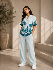 Blue Beach Unisex Full Pant Co-ords - XPCRDF