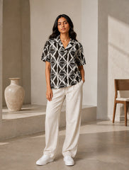 Brown Mirror Unisex Full Pant Co-ords - XPCRDF