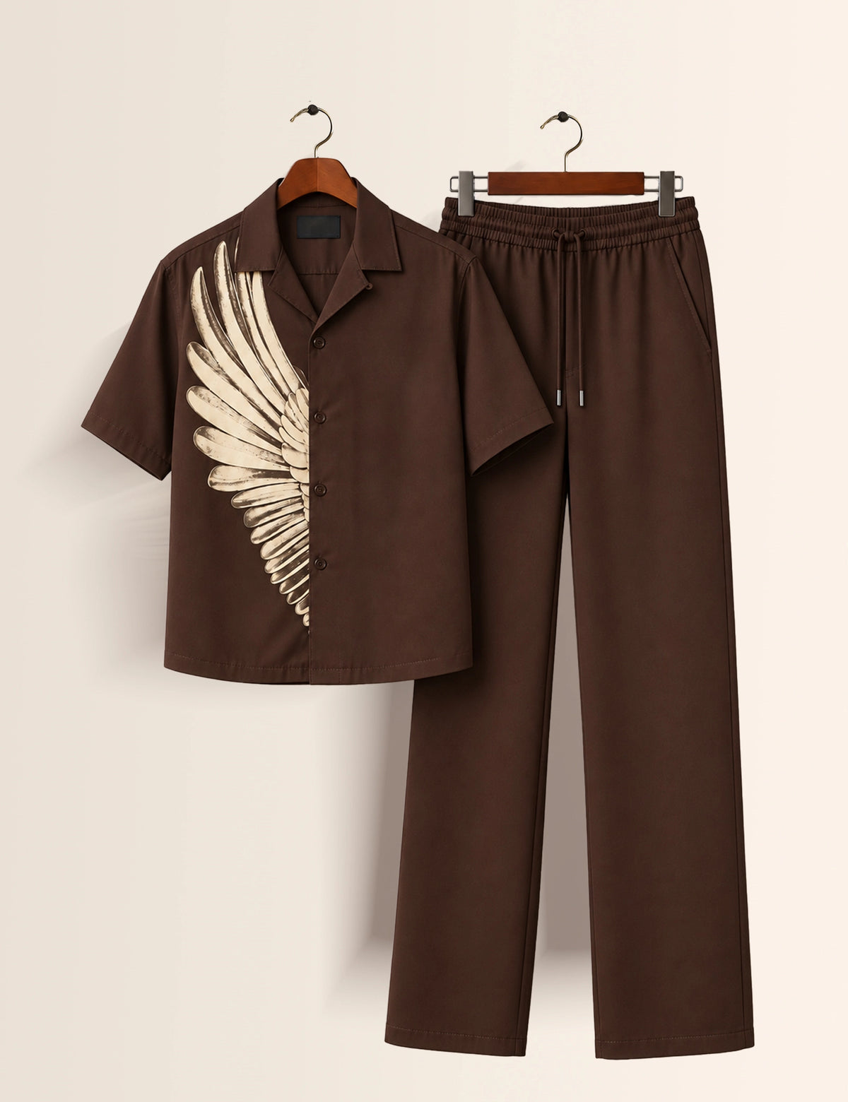 Brown Wing Unisex Full Pant Co-ords - XPCRDF