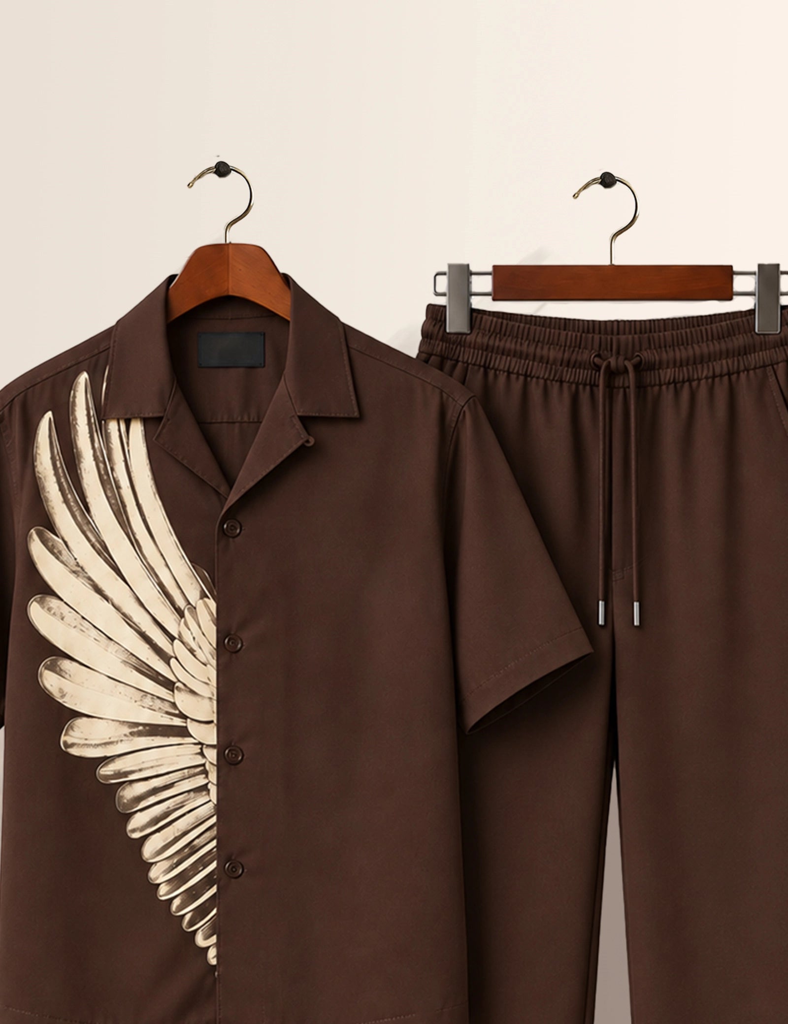 Brown Wing Unisex Full Pant Co-ords - XPCRDF