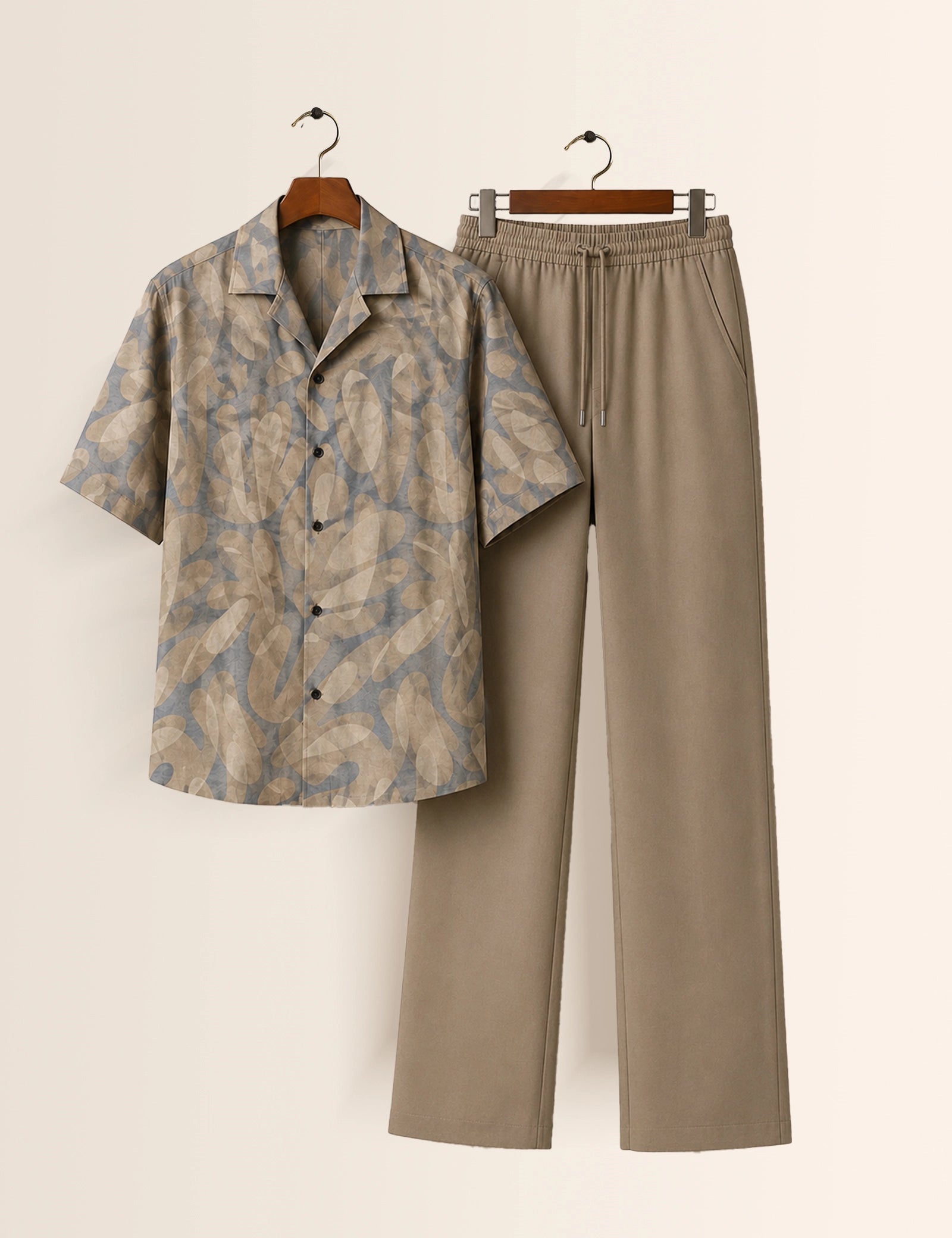 Cream Chromatic Unisex Full Pant Co-ords - XPCRDF