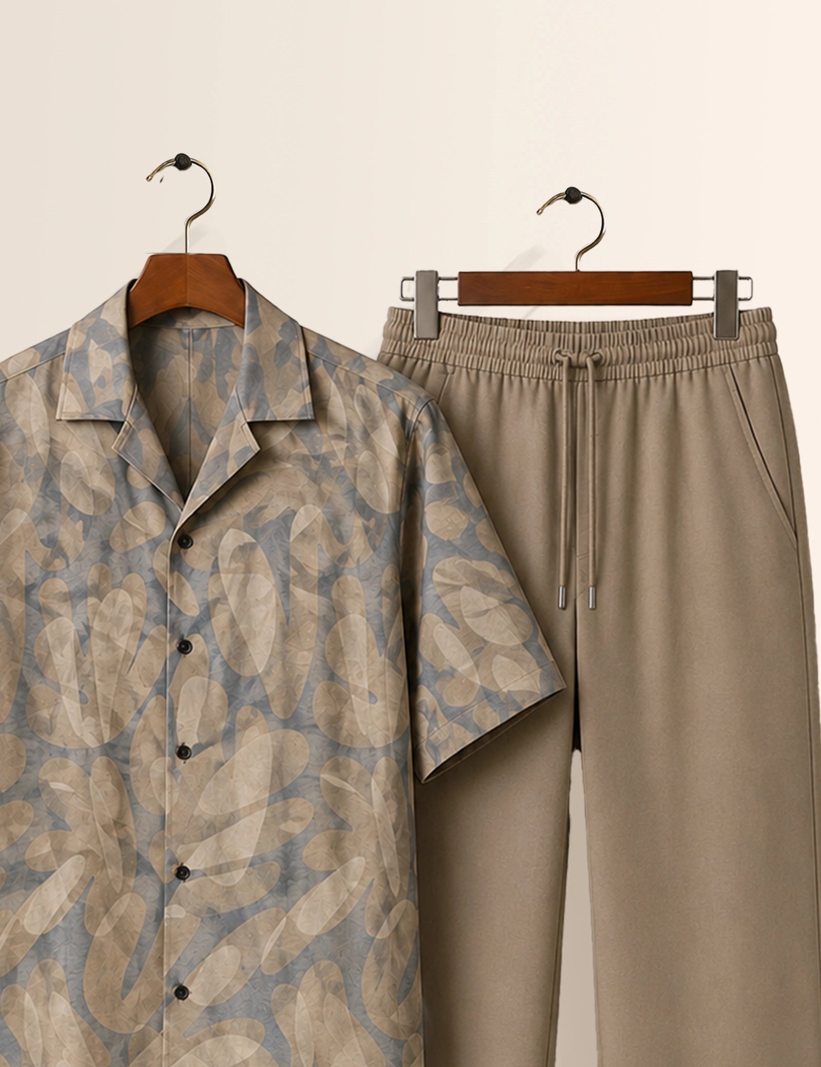 Cream Chromatic Unisex Full Pant Co-ords - XPCRDF