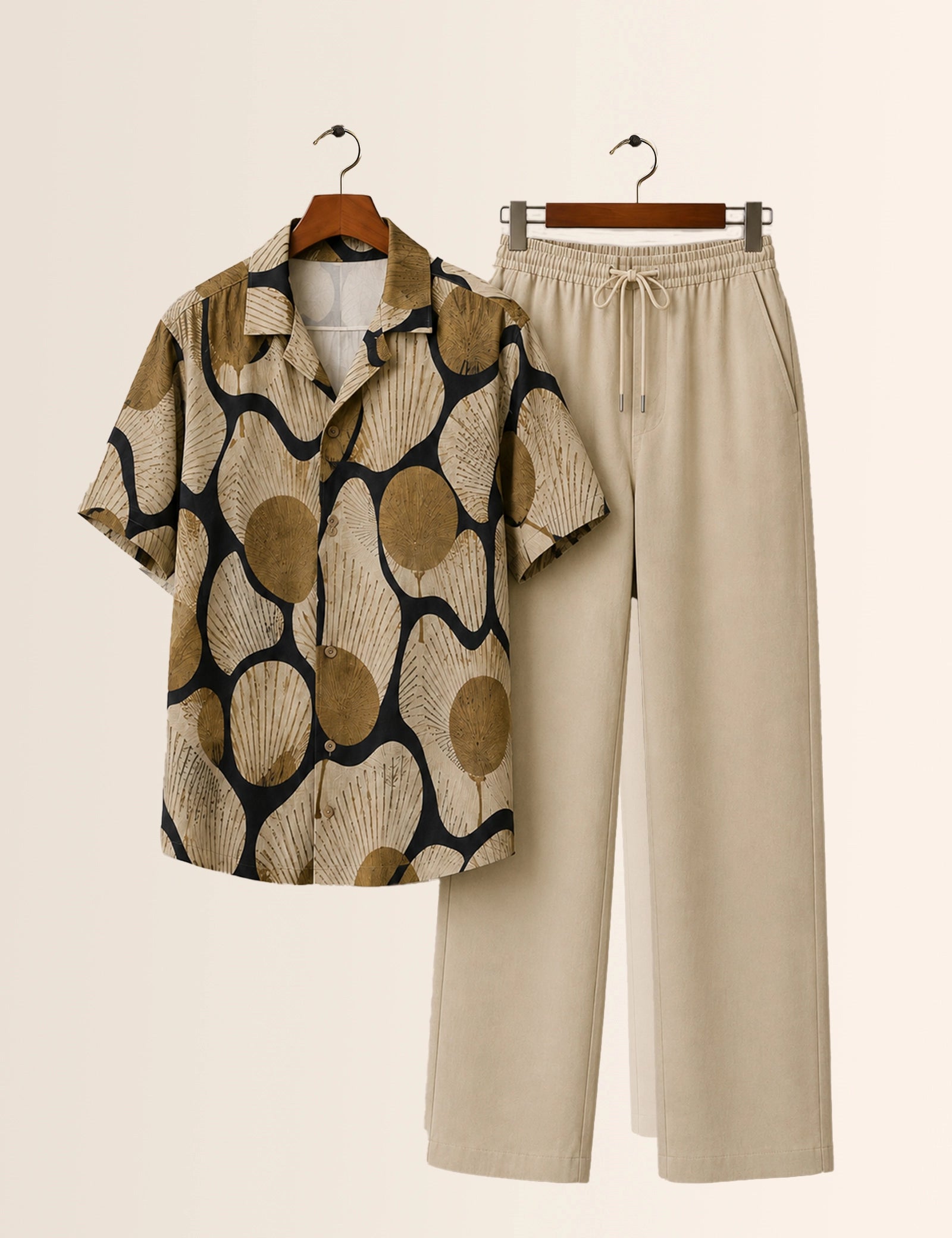 Cream Patch Unisex Full Pant Co-ords - XPCRDF