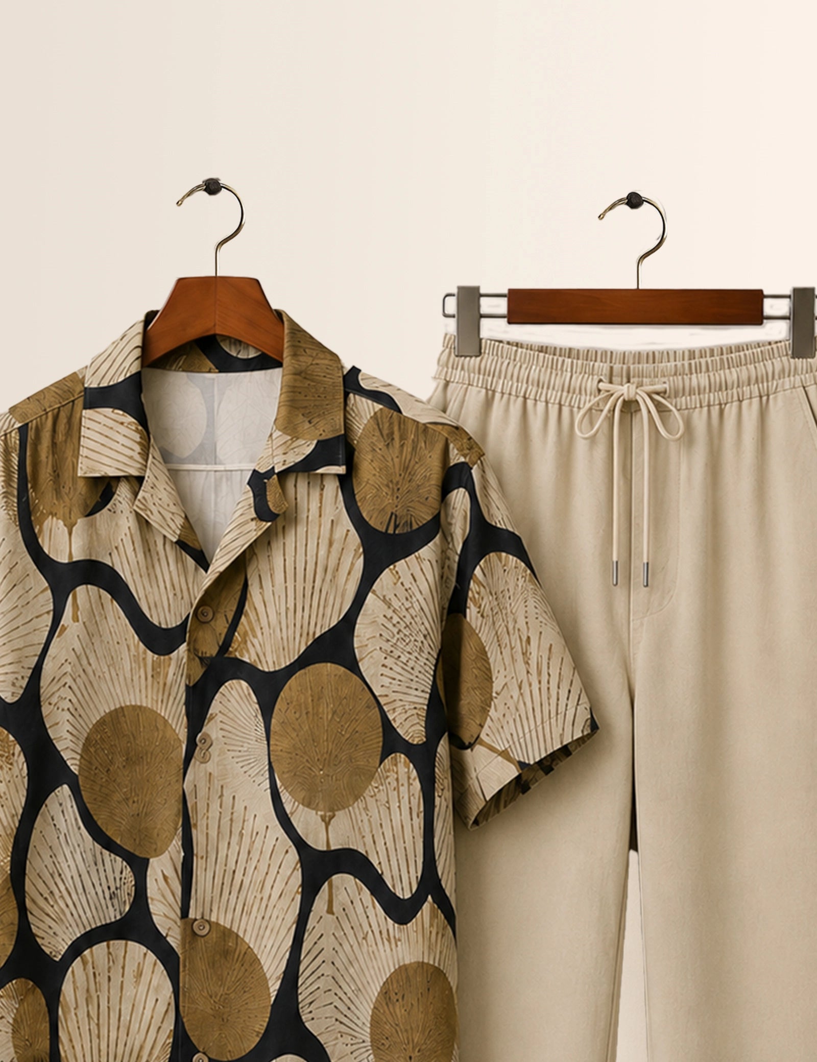 Cream Patch Unisex Full Pant Co-ords - XPCRDF