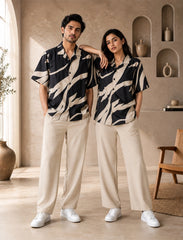Cream Scratch Unisex Half Sleeve Full Pant Cords - XPCRDF