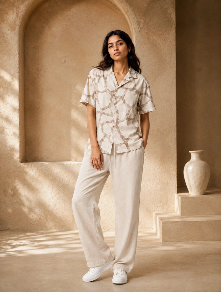 Cream Wall Unisex Full Pant Co-ords - XPCRDF