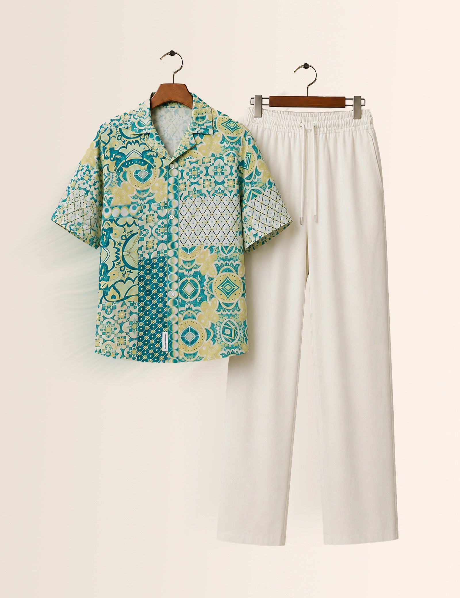 Greenish Blue Unisex Full Pant Co-ords - XPCRDF