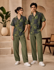 Green Coconut Unisex Half Sleeve Full Pant Cords - XPCRDF