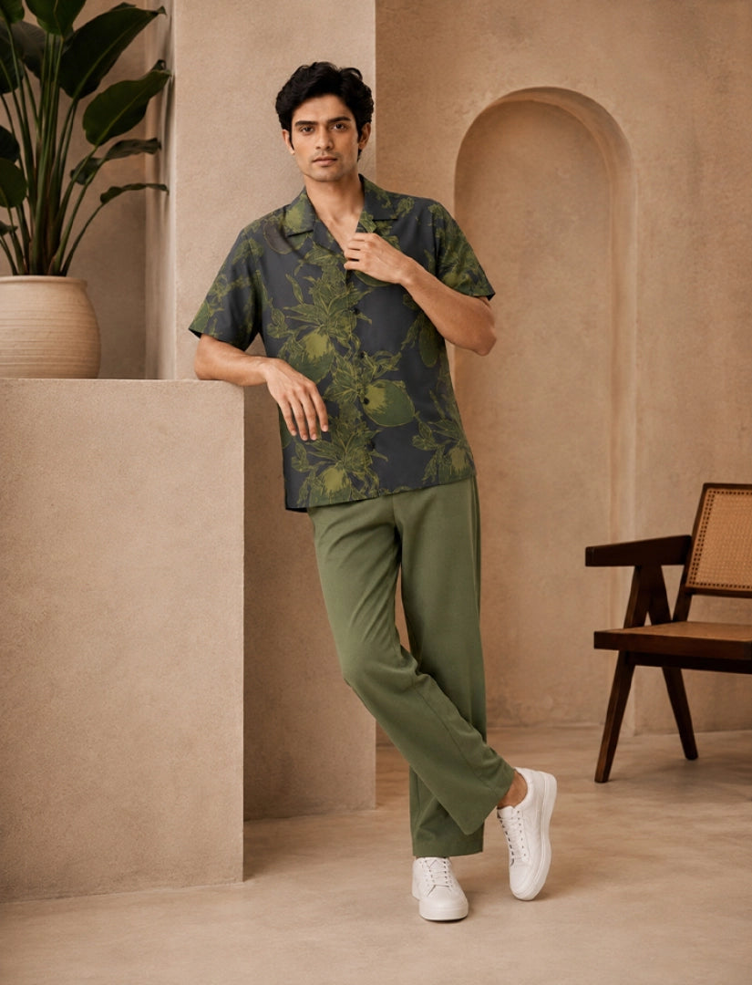 Green Coconut Unisex Half Sleeve Full Pant Cords - XPCRDF