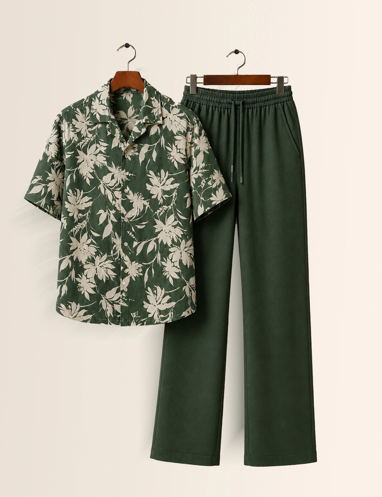 Green Feather Unisex Full Pant Co-ords - XPCRDF