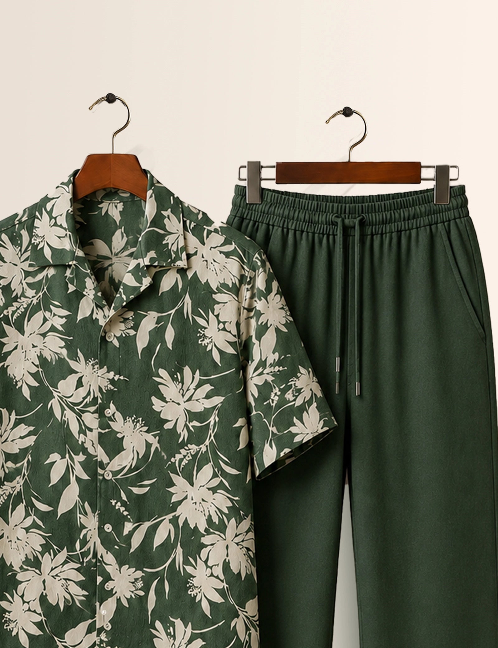 Green Feather Unisex Full Pant Co-ords - XPCRDF