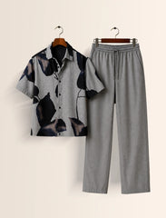 Grey Leaf Unisex Half Sleeve Full Pant Cords - XPCRDF
