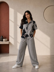 Grey Leaf Unisex Half Sleeve Full Pant Cords - XPCRDF