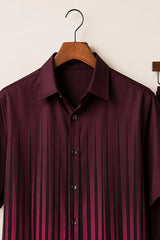 Maroon Lining Mens Full Pant Co-ords - XPCRDF