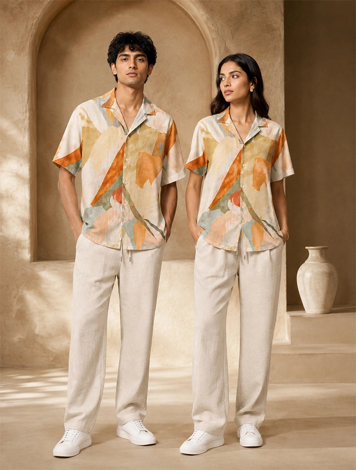 Orange Patch Unisex Full Pant Co-ords - XPCRDF