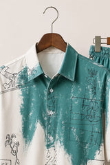 Pencil Drawing Grn Mens Full Pant Co-ords - XPCRDF