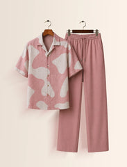Pink Patches Unisex Half Sleeve Full Pant Cords - XPCRDF