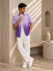 Purple Shady Unisex Full Pant Co-ords - XPCRDF