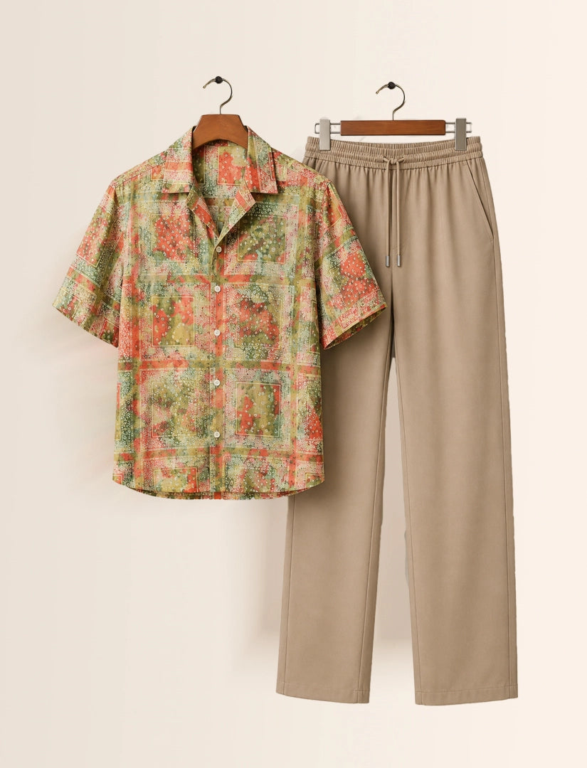 Rangoli Unisex Half Sleeve Full Pant Cords - XPCRDF
