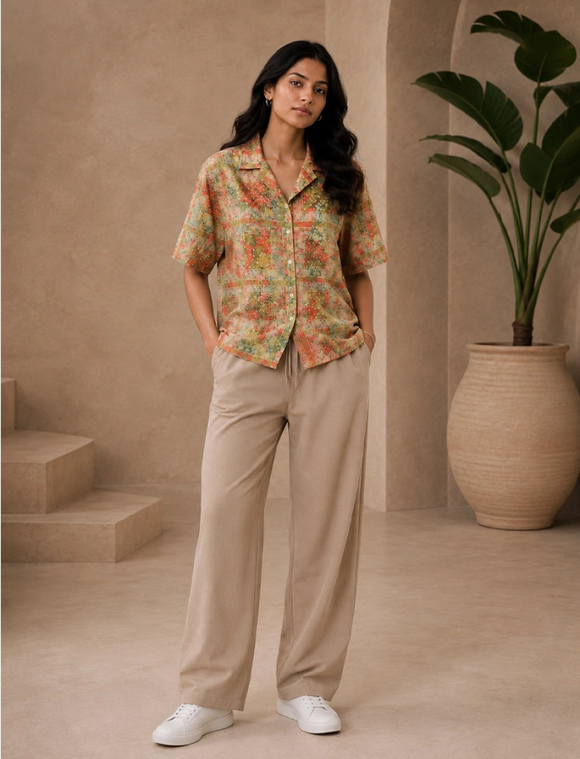 Rangoli Unisex Half Sleeve Full Pant Cords - XPCRDF